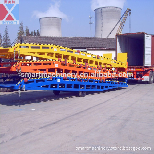 8T Mobile hydraulic loading and unloading ramp, unloading ramp
